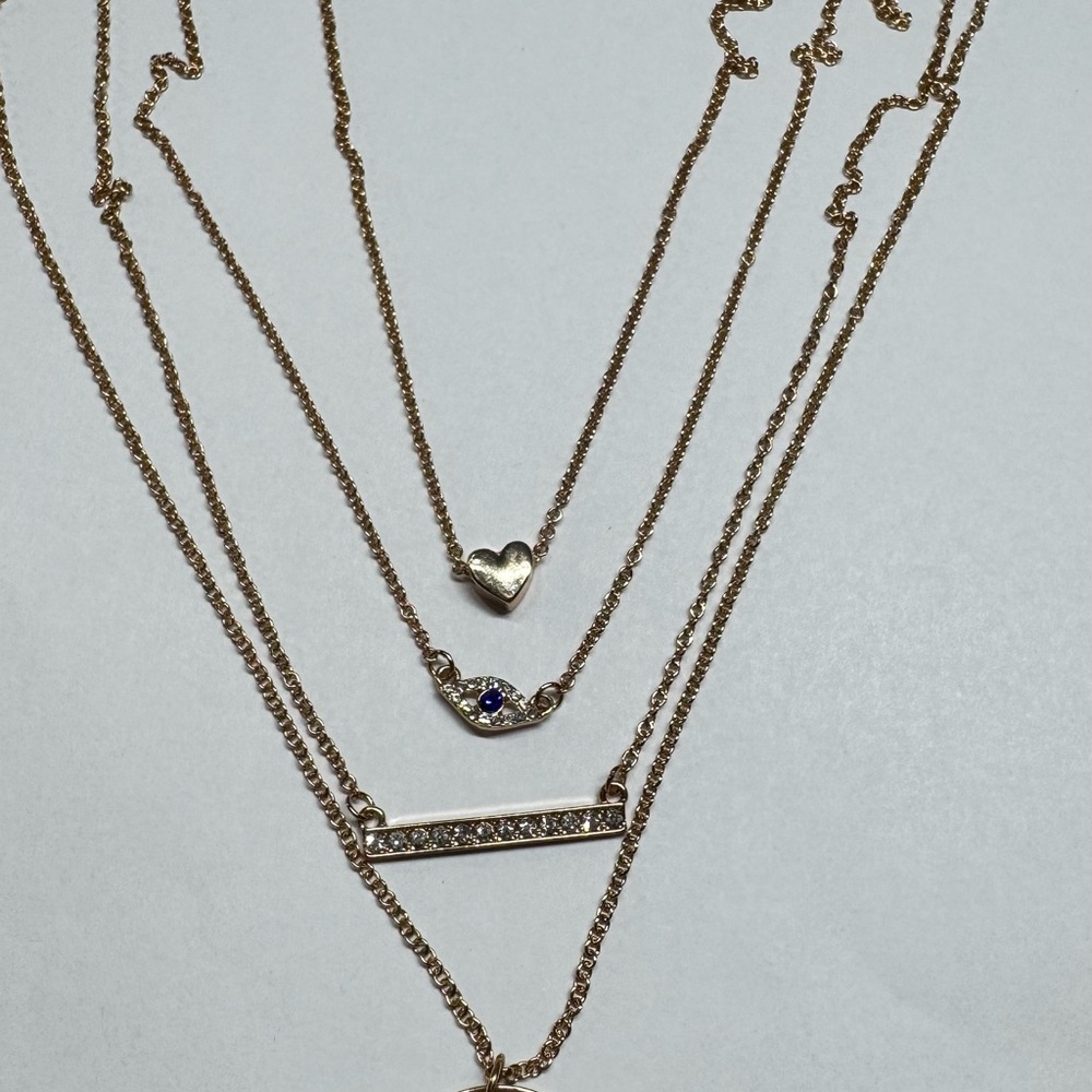 Call It Spring Gold Multi-Layer Necklace - Picture 4 of 4